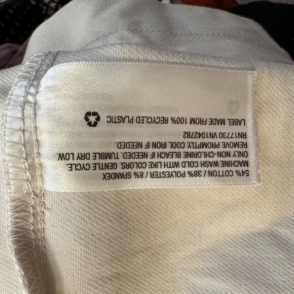 Prologue Open Front Drape Lapel Coat in Cream XL - Picture 4 of 6